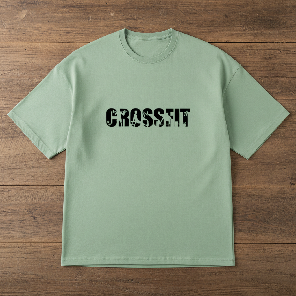 Sage Green Crossfit Tee
