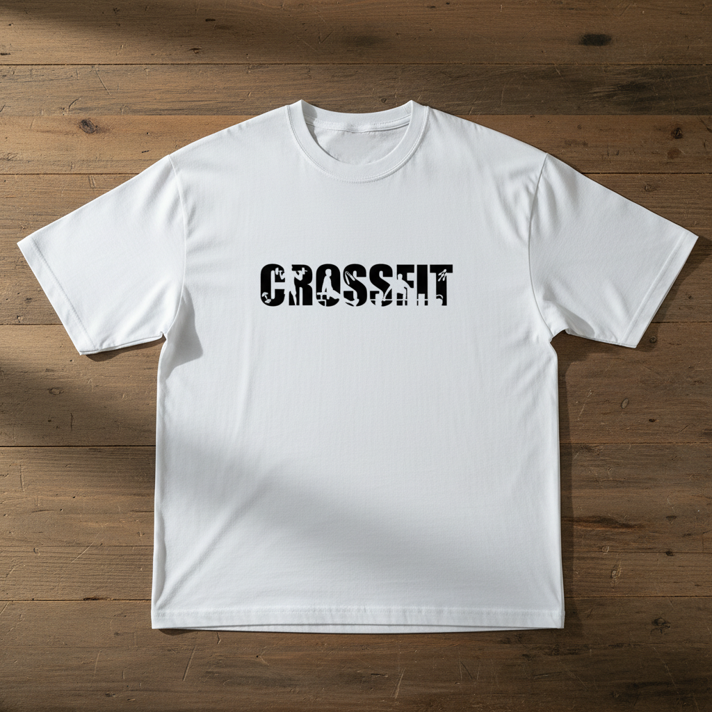 White Crossfit Tee