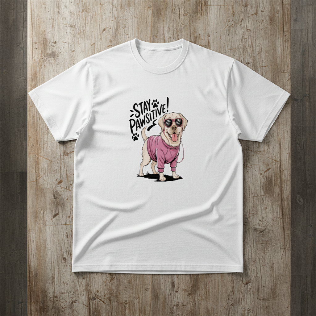 White – Stay Pawsitive